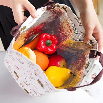 Portable Cat Flower Leaf Print Thermal Insulated Lunch Storage Cooler Bag Tote Pouch Box
Portable Cat Flower Leaf Print Thermal Insulated Lunch Storage Cooler Bag Tote Pouch Box