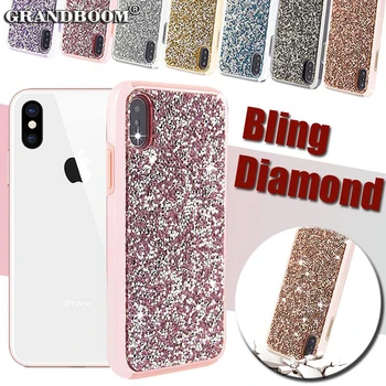 1000pcs Premium Bling 2in1 Luxury Diamond Cases For iPhone XS Max XR X 8 7 6 6S Plus Electroplated Rhinestone Glitter Back Cover
1000pcs Premium Bling 2in1 Luxury Diamond Cases For iPhone XS Max XR X 8 7 6 6S Plus Electroplated Rhinestone Glitter Back Cover
