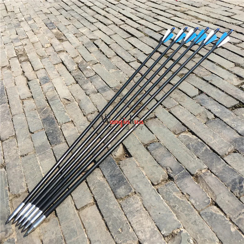 Outdoor Entertainment Shooting Hunting Arrows 3pieces/6pieces/12pieces Package Glass Fiber Material Metal Heads Gaming Arrows
Outdoor Entertainment Shooting Hunting Arrows 3pieces/6pieces/12pieces Package Glass Fiber Material Metal Heads Gaming Arrows