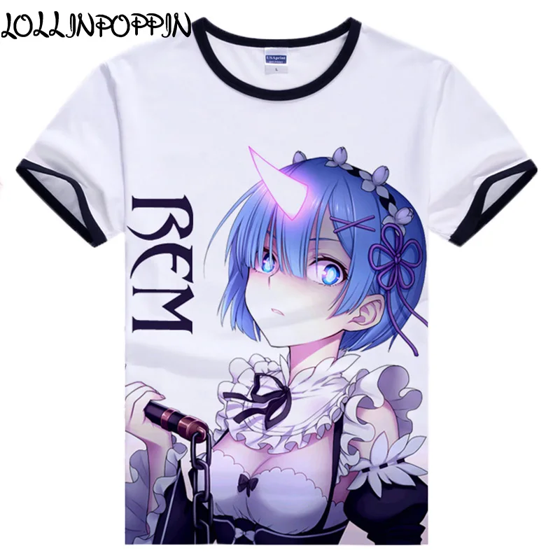 Re: Zero Kara Hajimeru Isekai Seikatsu T-Shirt Emilia Ram And Rem Printed Tee Shirts Re: Life In A Different World From Zero
Re: Zero Kara Hajimeru Isekai Seikatsu T-Shirt Emilia Ram And Rem Printed Tee Shirts Re: Life In A Different World From Zero