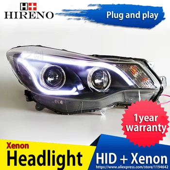 Hireno Headlamp for 2011-2015 Subaru XV Headlight Headlight Assembly LED DRL Angel Lens Double Beam HID Xenon 2pcs
Hireno Headlamp for 2011-2015 Subaru XV Headlight Headlight Assembly LED DRL Angel Lens Double Beam HID Xenon 2pcs