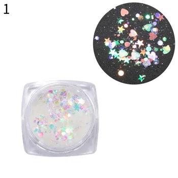 3g-10gram/Box 1pc Clear Iridescent Rainbow Nail Art Glitter Shapes Acrylic Gel Nail Polish Crafts Clear Iridescent Mix Glitter
3g-10gram/Box 1pc Clear Iridescent Rainbow Nail Art Glitter Shapes Acrylic Gel Nail Polish Crafts Clear Iridescent Mix Glitter