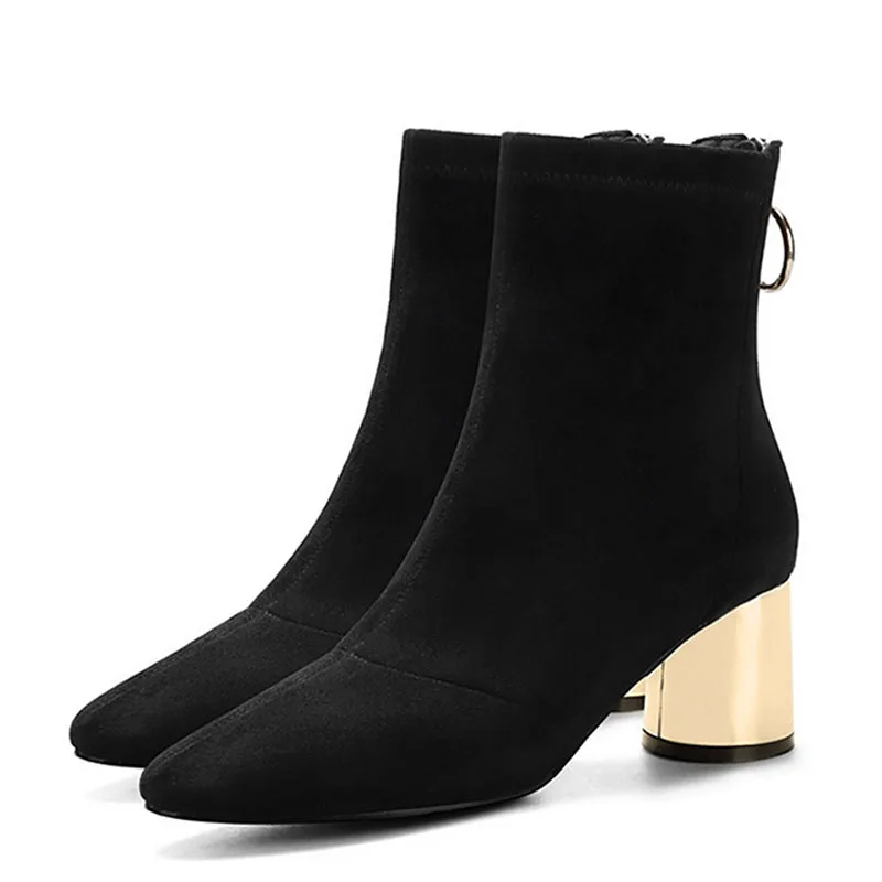 AME Shoes Spring Fashion Round Toe 6CM High Heels Boots Martin Women Ankle Booties A345
AME Shoes Spring Fashion Round Toe 6CM High Heels Boots Martin Women Ankle Booties A345