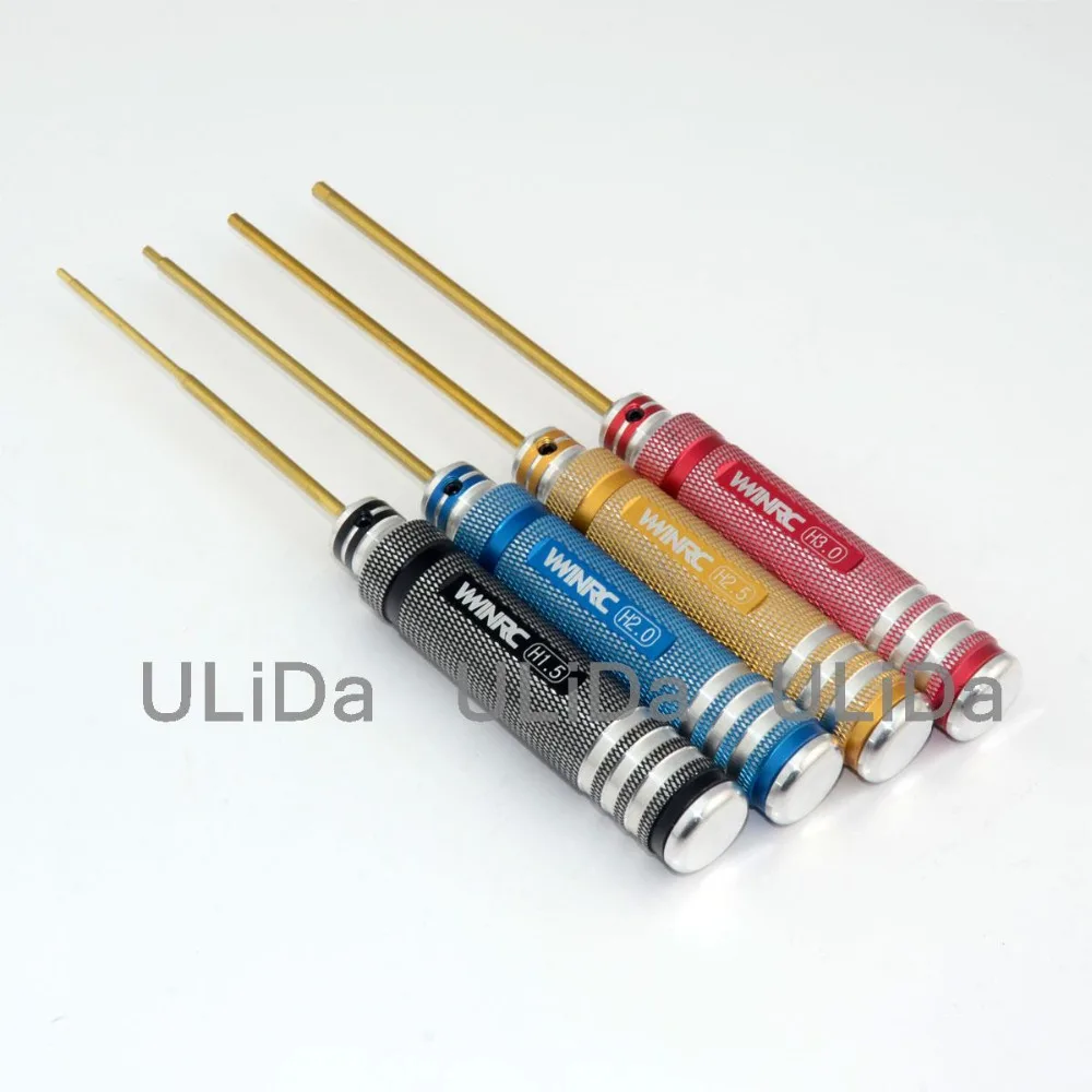 RC Tools 4 pcs hex screw driver set titanium plating hardened 1.5 2.0 2.5 3.0mm screwdriver For helicopter heli toys
RC Tools 4 pcs hex screw driver set titanium plating hardened 1.5 2.0 2.5 3.0mm screwdriver For helicopter heli toys