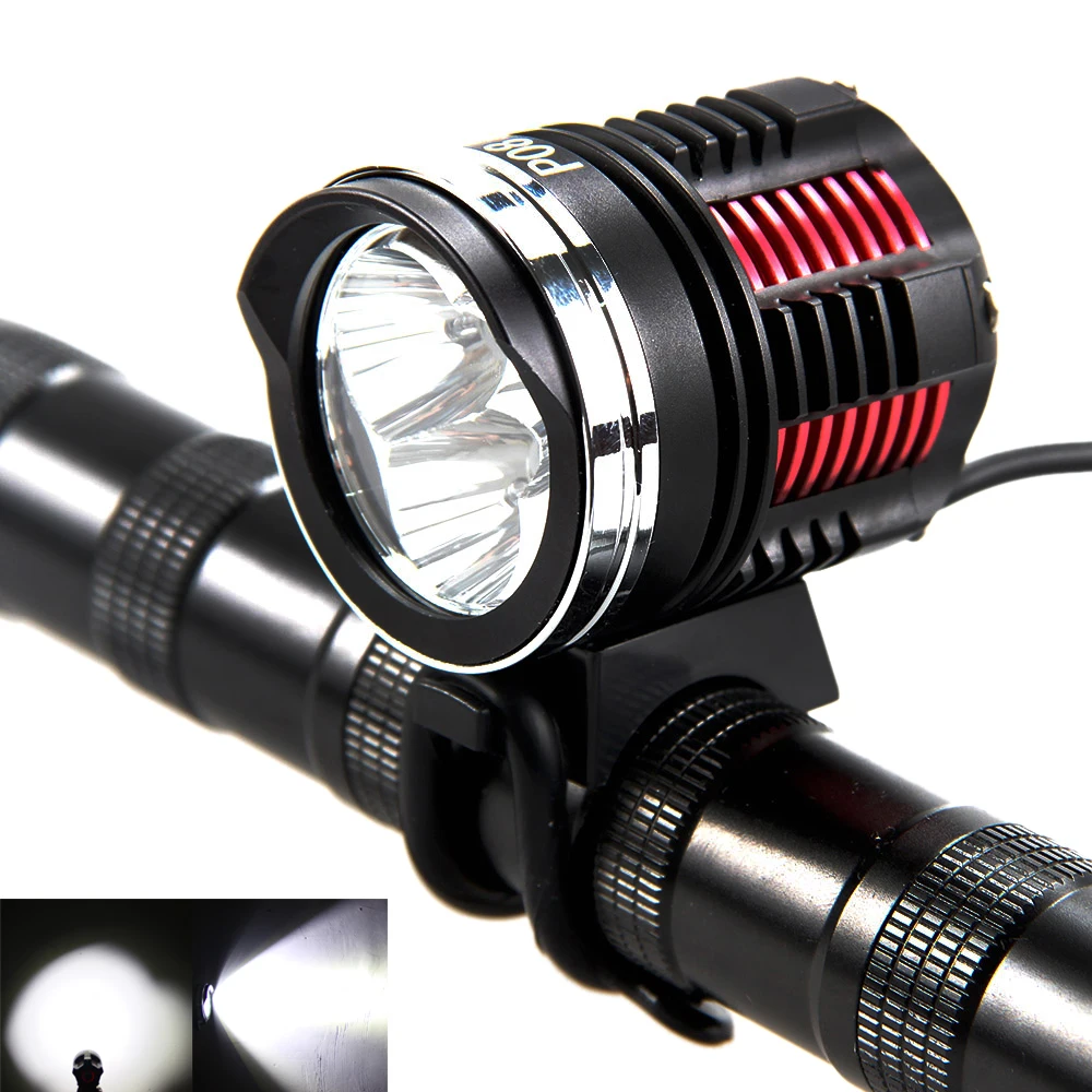 Waterproof Headlamp 6000LM 3x XM-L2 LED Front Bike Light Cycling Front Handlebar Lamp Head Torch No Battery
Waterproof Headlamp 6000LM 3x XM-L2 LED Front Bike Light Cycling Front Handlebar Lamp Head Torch No Battery