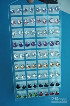 72pairs 8mm round real cubic zirconia rhinestone crystal earring studs jewelry carded display packing
72pairs 8mm round real cubic zirconia rhinestone crystal earring studs jewelry carded display packing