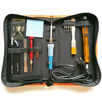 Adjustable Temperature Electric Solder Soldering Iron Set 50W 220V Welding Equipment With Desoldering Pump, 4pcs Soldering Tip
Adjustable Temperature Electric Solder Soldering Iron Set 50W 220V Welding Equipment With Desoldering Pump, 4pcs Soldering Tip