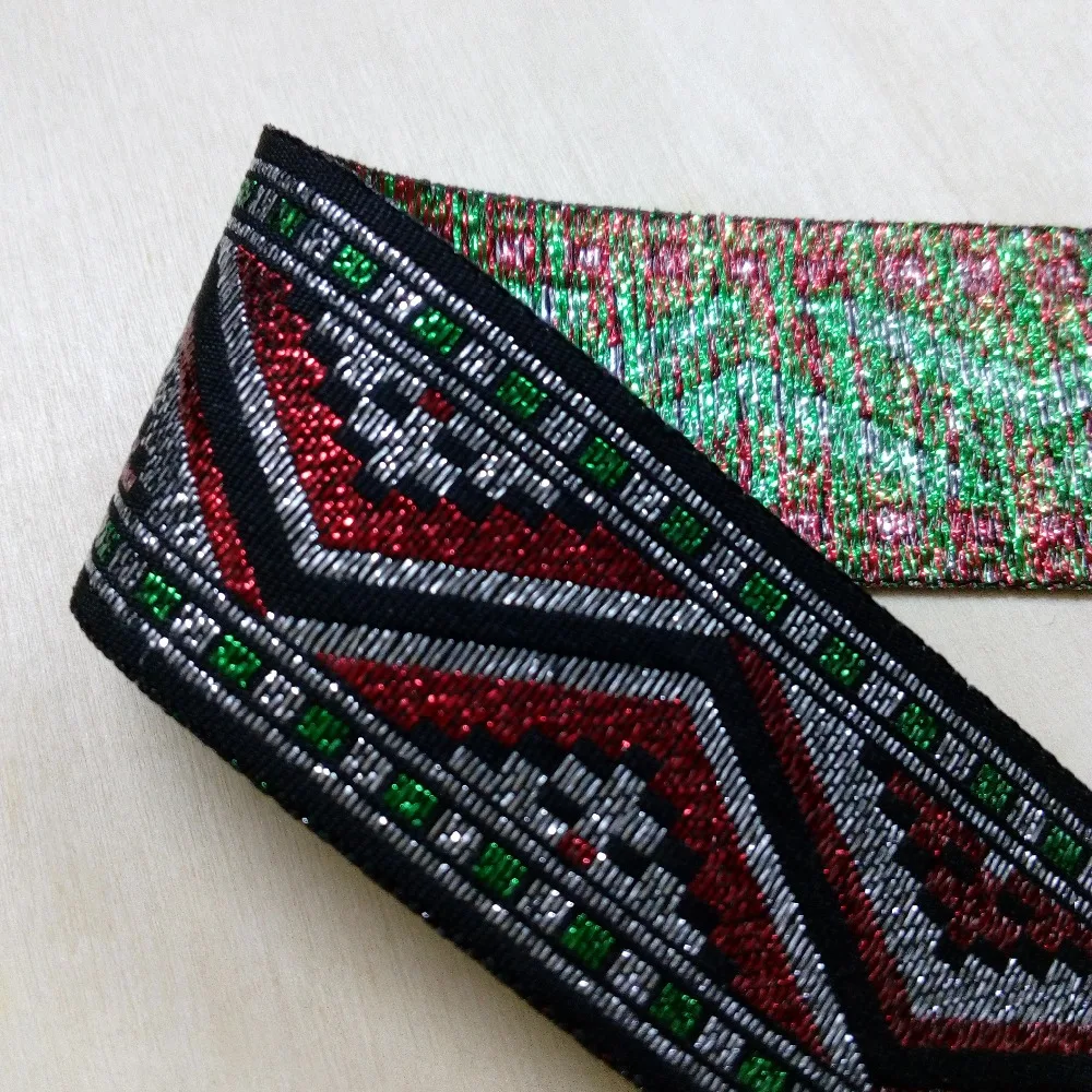3.3cm 33mm 1-3/8'' Fine Grid Beautiful Red Green Silver Zigzag Blocks Filigree Costume Laciness National Jacquard Ribbon Webbing
3.3cm 33mm 1-3/8'' Fine Grid Beautiful Red Green Silver Zigzag Blocks Filigree Costume Laciness National Jacquard Ribbon Webbing