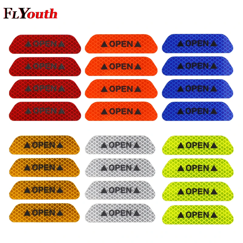 4Pcs/Set Car OPEN Reflective Tape Warning Mark Reflective Open Notice Bicycle Accessories Exterior Car Door Stickers DIY
4Pcs/Set Car OPEN Reflective Tape Warning Mark Reflective Open Notice Bicycle Accessories Exterior Car Door Stickers DIY