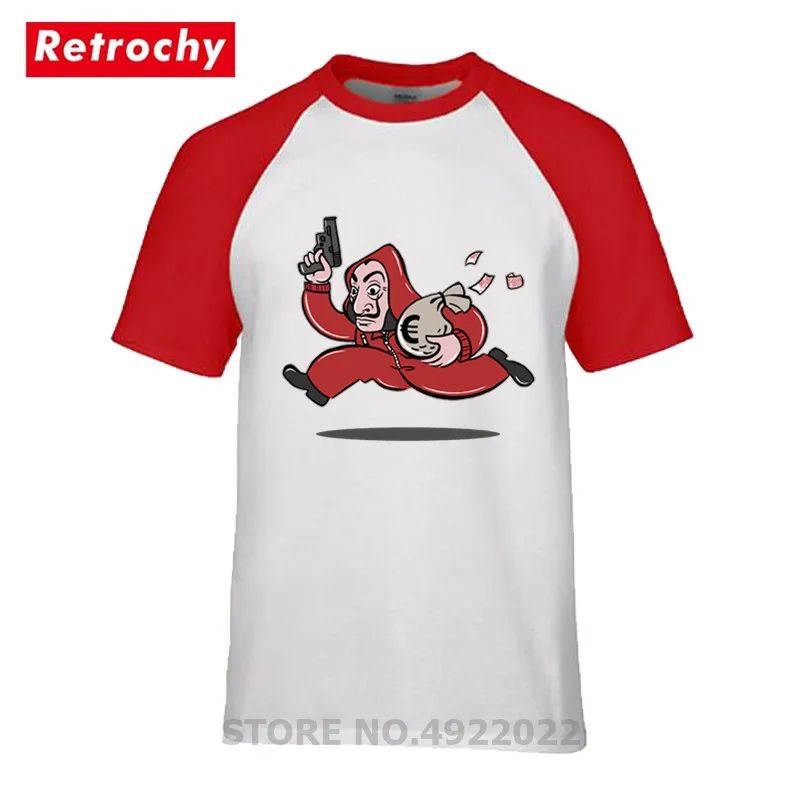 2019 Funny Design La Casa De Papel T Shirt Money Heist Tees TV Series Tshirt Men's Short Sleeve House of Paper T-Shirt Camisetas
2019 Funny Design La Casa De Papel T Shirt Money Heist Tees TV Series Tshirt Men's Short Sleeve House of Paper T-Shirt Camisetas
