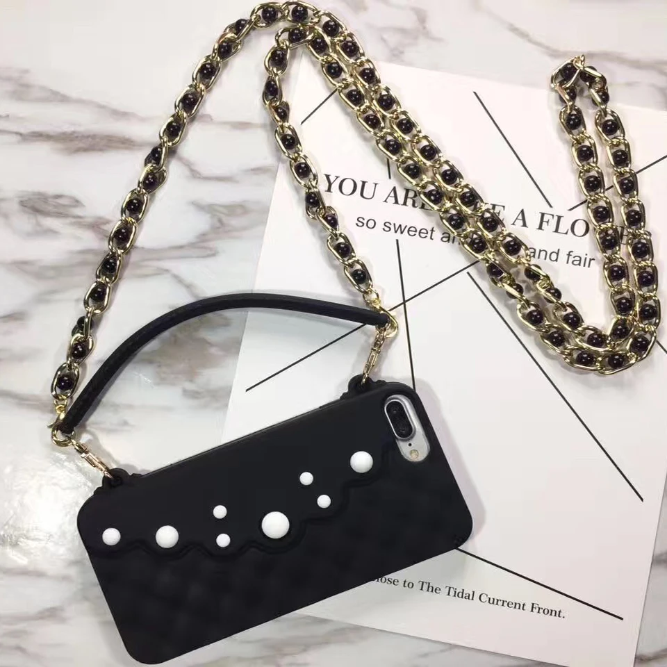 Ritozcase Ritozcase Fashion Women Elegant Pearl Chain Handbag Style Soft Silicone Phone Case Cover For Iphone 7 8 plus 6 6S Plus
Ritozcase Ritozcase Fashion Women Elegant Pearl Chain Handbag Style Soft Silicone Phone Case Cover For Iphone 7 8 plus 6 6S Plus