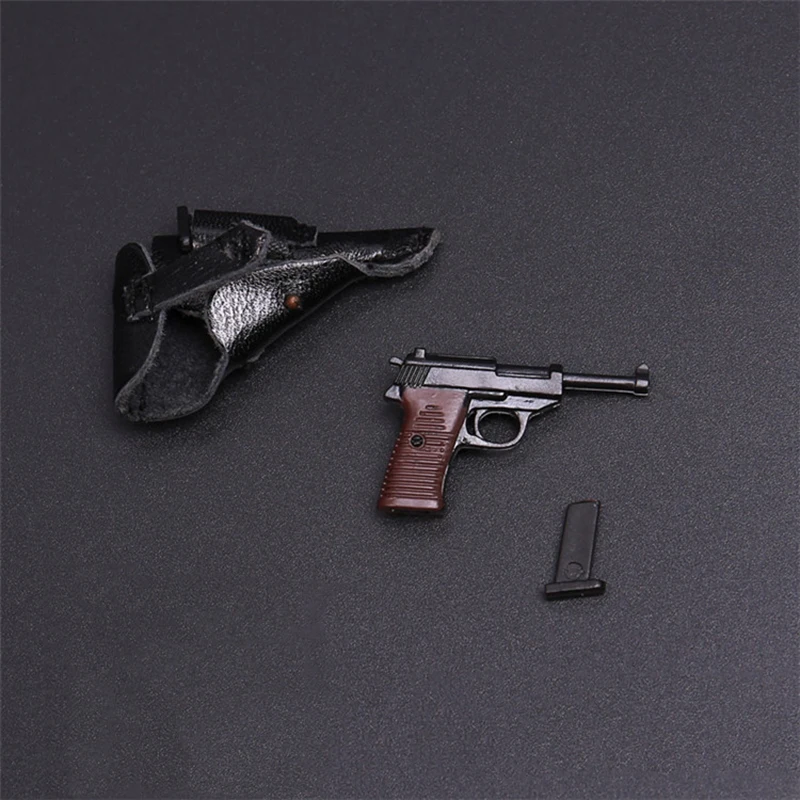 1/6 Scale WWII Walter P38 P-38 Pistol Gun Model Weapon Toy Leather case Cartridge detachable for 12 inches Soldier Figure
1/6 Scale WWII Walter P38 P-38 Pistol Gun Model Weapon Toy Leather case Cartridge detachable for 12 inches Soldier Figure