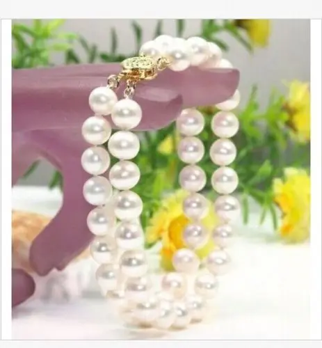 FREE SHIPPING HOT sell new Style >>>> double strands8-9mm south sea white pearl bracelet 7.5-8inch
FREE SHIPPING HOT sell new Style >>>> double strands8-9mm south sea white pearl bracelet 7.5-8inch