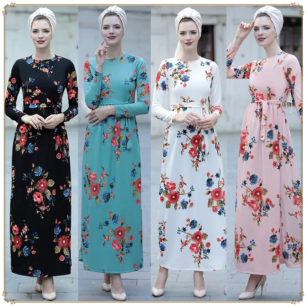 Floral Abaya Robe Femme Dubai Islam Hijab Muslim Dress Caftan Marocain Kaftan Abayas For Women Ramadan Tesettur Elbise Clothing
Floral Abaya Robe Femme Dubai Islam Hijab Muslim Dress Caftan Marocain Kaftan Abayas For Women Ramadan Tesettur Elbise Clothing