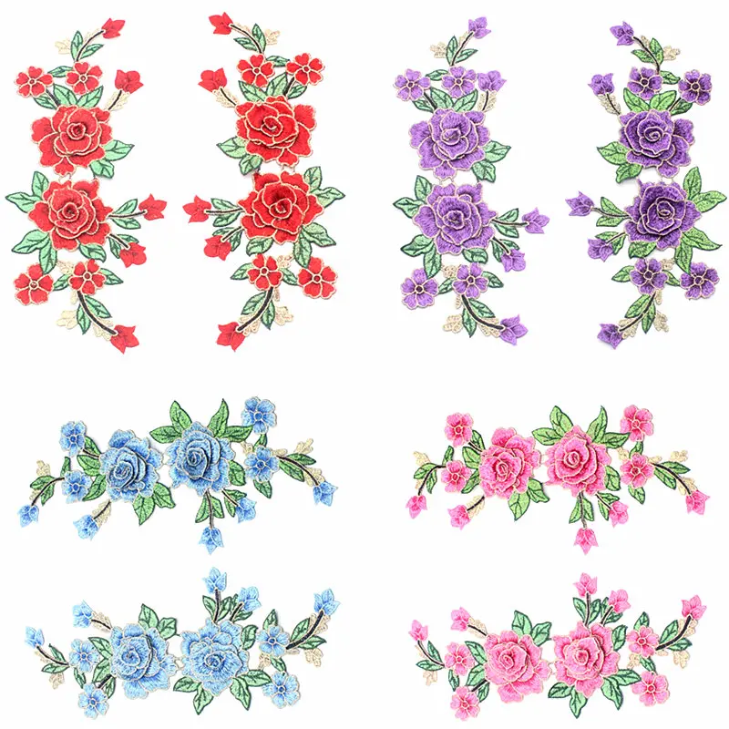 2pcs/set Embroidery 3D Rose Flower Sew On Patch Dress Hat Jeans Applique Craft Clothing Accessories DIY Scrapbooking
2pcs/set Embroidery 3D Rose Flower Sew On Patch Dress Hat Jeans Applique Craft Clothing Accessories DIY Scrapbooking