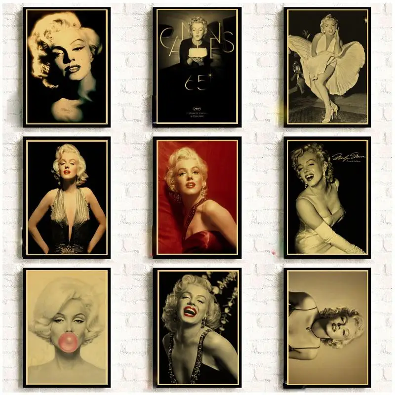 Canvas Printed Home Decoration Wall Art Pictures Marilyn Monroe Famous Actress Painting Modular Nordic Style Poster Living Room
Canvas Printed Home Decoration Wall Art Pictures Marilyn Monroe Famous Actress Painting Modular Nordic Style Poster Living Room