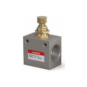 1/8 inch One-Way Throttling Valve One-Way KLA-06 11mm 1/8" Female Threaded Air Regulator Flow Speed Valve
1/8 inch One-Way Throttling Valve One-Way KLA-06 11mm 1/8" Female Threaded Air Regulator Flow Speed Valve