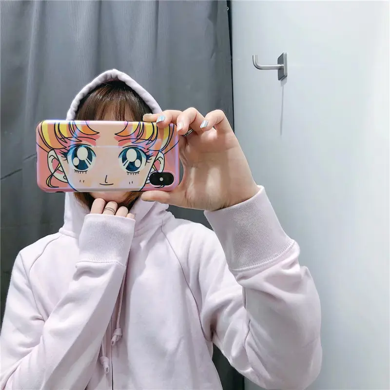 Cute Cartoon Sailor Moon Anime Bread Superman Phone Cover For iPhone X XR XS Max Case IMD Soft TPU Blu-Ray Back Cover 6S 7 8Plus
Cute Cartoon Sailor Moon Anime Bread Superman Phone Cover For iPhone X XR XS Max Case IMD Soft TPU Blu-Ray Back Cover 6S 7 8Plus