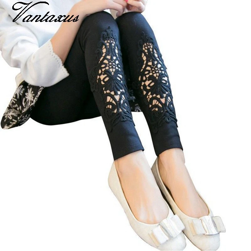 lady large size fashion casual blended cotton pants front floral lace spliced leggings women embroidery skinny pencil hole pant
lady large size fashion casual blended cotton pants front floral lace spliced leggings women embroidery skinny pencil hole pant