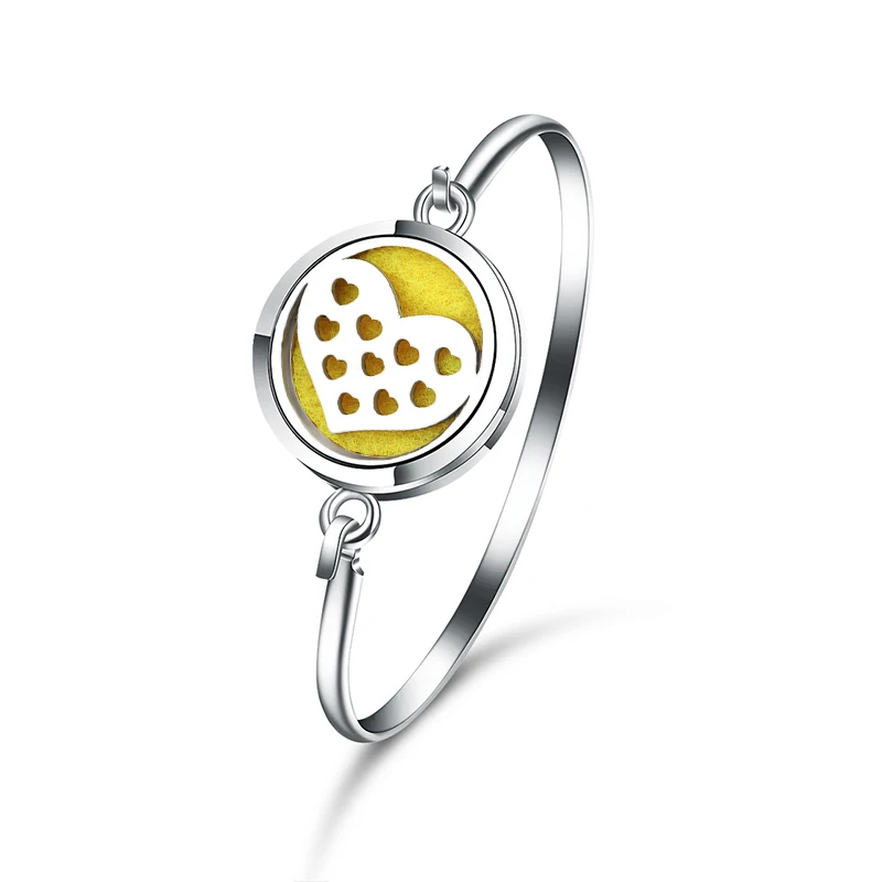 MODKISR Wholesale Aromatherapy Diffuser Bracelet Stainless Steel Love Heart 25mm Magnet High Quality Trendy Essential Oil Locket
MODKISR Wholesale Aromatherapy Diffuser Bracelet Stainless Steel Love Heart 25mm Magnet High Quality Trendy Essential Oil Locket