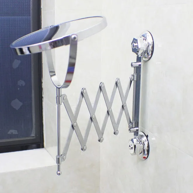 8-Inch Two-Sided Extension Wall Mount Mirror with 7x Magnification, 13.5-Inch Extension, Nickel
8-Inch Two-Sided Extension Wall Mount Mirror with 7x Magnification, 13.5-Inch Extension, Nickel
