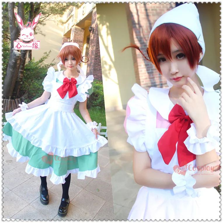 Free post Anime Axis Power Hetalia cosplay Feliciano Vargas Halloween Japanese Harajuku pink green color Maid costumes cartoon
Free post Anime Axis Power Hetalia cosplay Feliciano Vargas Halloween Japanese Harajuku pink green color Maid costumes cartoon