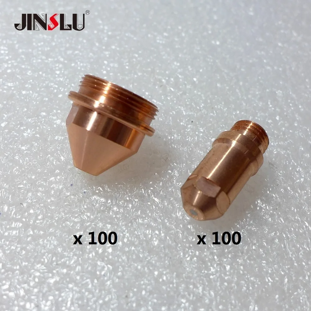 YGX-100 YK-100 YGX100A YGX100103 YGX100102 LGK-100 LGK-120 electrode 100pcs + Tip 100pcs Plasma consumables CNC Plasma Torch
YGX-100 YK-100 YGX100A YGX100103 YGX100102 LGK-100 LGK-120 electrode 100pcs + Tip 100pcs Plasma consumables CNC Plasma Torch
