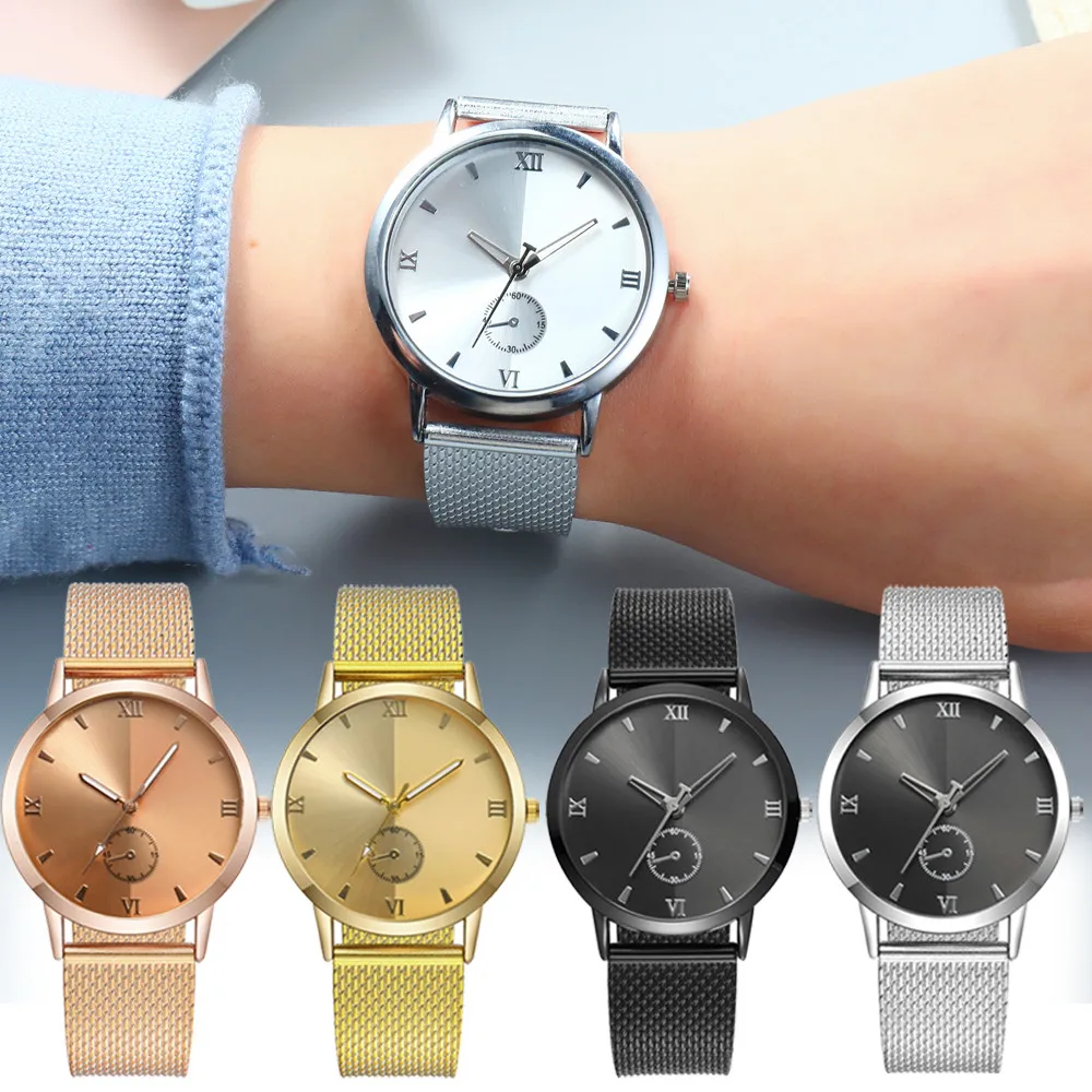Men's Fashion Sport Stainless Steel Case Leather Band Quartz Analog Wrist Watch relogio feminino woman watch 2018
Men's Fashion Sport Stainless Steel Case Leather Band Quartz Analog Wrist Watch relogio feminino woman watch 2018