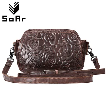 SoAr New Arrival Women Bag Genuine Leather Vintage Floral Women Messenger Bags Hot Sale High Quality Crossbody Luxury Brands Bag
SoAr New Arrival Women Bag Genuine Leather Vintage Floral Women Messenger Bags Hot Sale High Quality Crossbody Luxury Brands Bag