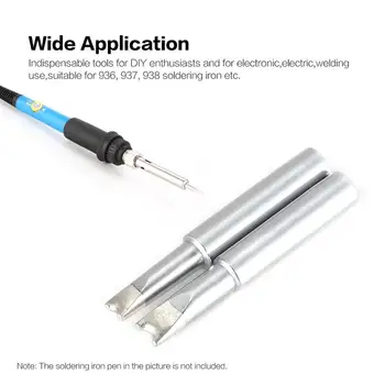 2PCS 900M Solder Soldering Iron Tip Replacement Rework Station Tool Copper Lead-free Welding Head Bits Electric DIY Repair
2PCS 900M Solder Soldering Iron Tip Replacement Rework Station Tool Copper Lead-free Welding Head Bits Electric DIY Repair