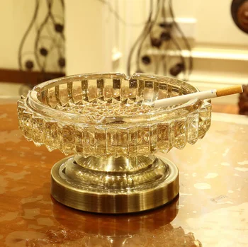 Modern Glass Ashtray Luxury Hotel KTV Home Living Room Decoration New Style Exquisite Ash Tray Holder Smoking Accessories LFB724
Modern Glass Ashtray Luxury Hotel KTV Home Living Room Decoration New Style Exquisite Ash Tray Holder Smoking Accessories LFB724