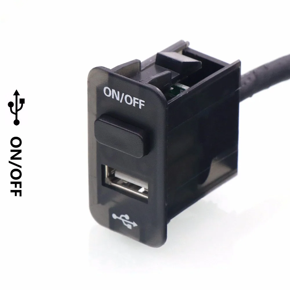 Car Charger USB Interface Socket Port ,On/Off Self-lock Switch Button Use for TOYOTA Hilux VIGO,Coaster,Corolla ex,Yaris,Reiz
Car Charger USB Interface Socket Port ,On/Off Self-lock Switch Button Use for TOYOTA Hilux VIGO,Coaster,Corolla ex,Yaris,Reiz