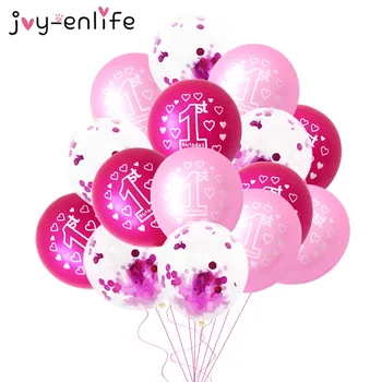10pcs Pink 1st Birthday Balloon One 1 Year Old First Happy Birthday Party Decoration Latex Ballons Globos Baby Shower Girl Favor
10pcs Pink 1st Birthday Balloon One 1 Year Old First Happy Birthday Party Decoration Latex Ballons Globos Baby Shower Girl Favor