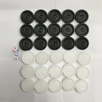 Chess Set 32 Pcs Backgammon Plastic Checkers Board Game Kids Travel Learning Camping Double Land Chess Pieces 22mm
Chess Set 32 Pcs Backgammon Plastic Checkers Board Game Kids Travel Learning Camping Double Land Chess Pieces 22mm