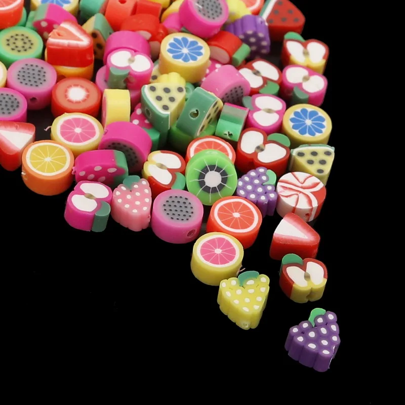 2017 New Fashion 25Pcs Mixed Fimo Polymer Clay Fruits Spacer Beads Flower Heart Shape DIY Jewelry Decoration Finding Accessories
2017 New Fashion 25Pcs Mixed Fimo Polymer Clay Fruits Spacer Beads Flower Heart Shape DIY Jewelry Decoration Finding Accessories