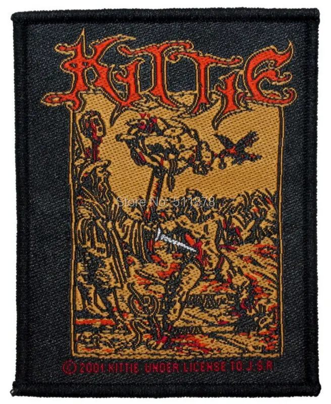 4" Kittie Logo Female Extreme Heavy Metal Music Band Woven IRON On Patch T shirt Transfer APPLIQUE Heavy Metal Rock Punk Badge
4" Kittie Logo Female Extreme Heavy Metal Music Band Woven IRON On Patch T shirt Transfer APPLIQUE Heavy Metal Rock Punk Badge