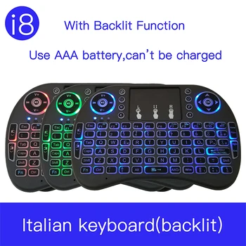 Italian i8 2.4GHz Wireless Backlight Gaming Keyboard Air Mouse Remote Control Touchpad for PC,Laptop,Android Box,Smart TV
Italian i8 2.4GHz Wireless Backlight Gaming Keyboard Air Mouse Remote Control Touchpad for PC,Laptop,Android Box,Smart TV