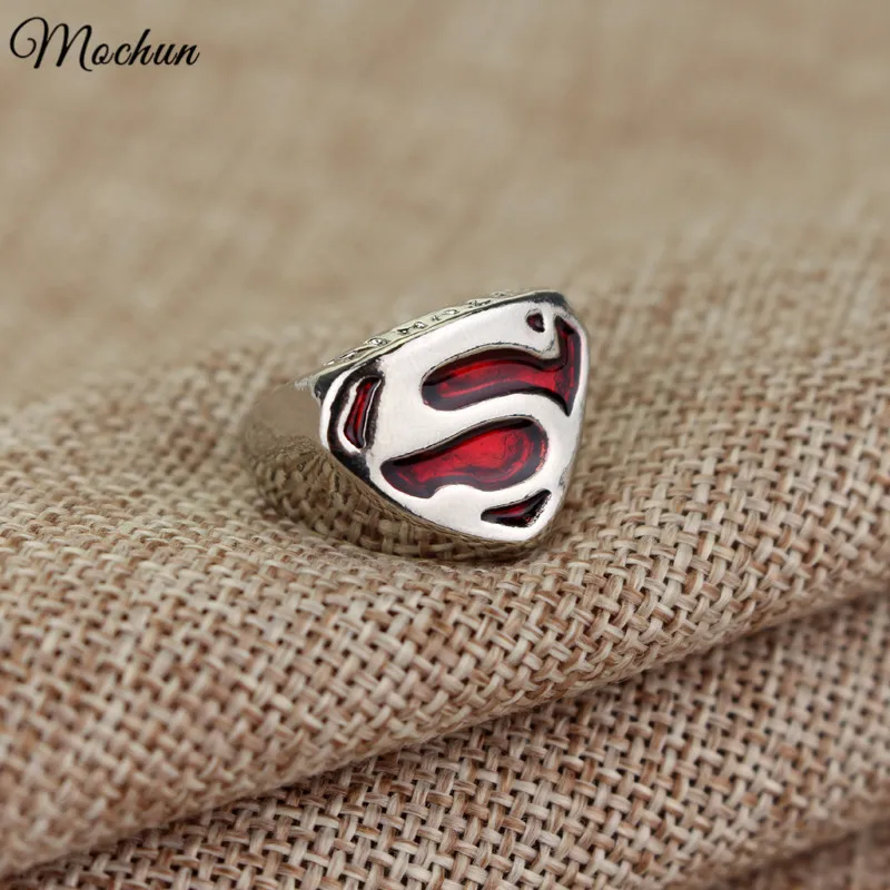 MQCHUN DC Comics Superman Symbol Rings Fashion High Quality Silver Plated Rings Red Enamel Rings For Men Women
MQCHUN DC Comics Superman Symbol Rings Fashion High Quality Silver Plated Rings Red Enamel Rings For Men Women