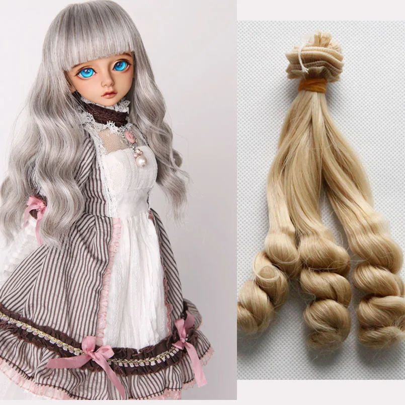 Apaffa 15cm 1 Pcs Fashion Wigs Hair For Dolls Bjd 1/4 Accessories Synthetic Screw Coil Hair DIY Bjd Doll High Temperature Hair
Apaffa 15cm 1 Pcs Fashion Wigs Hair For Dolls Bjd 1/4 Accessories Synthetic Screw Coil Hair DIY Bjd Doll High Temperature Hair