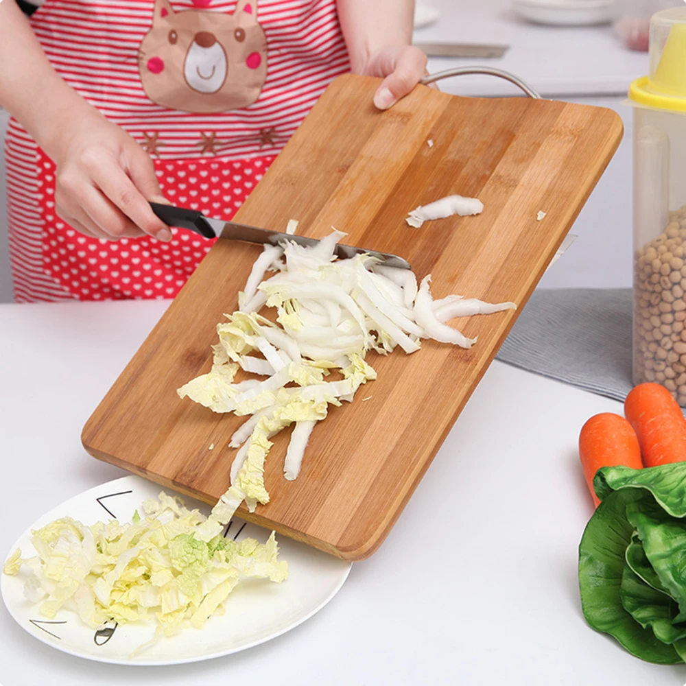 Kitchen Durable Wooden Chopping Blocks Bamboo Rectangle Hangable Cutting Board Non-slip Chopping Board Kitchen Accessories
Kitchen Durable Wooden Chopping Blocks Bamboo Rectangle Hangable Cutting Board Non-slip Chopping Board Kitchen Accessories