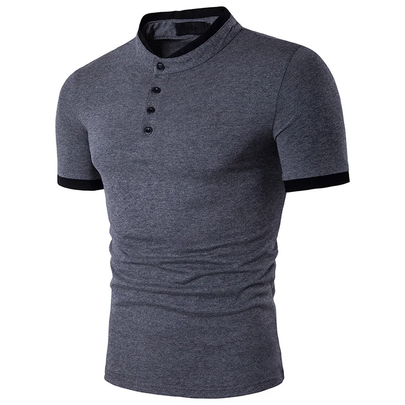 New Style Men 'S Henry Lapel Collar Short Sleeve Large Size T-Shirt 2018 Summer Cutout Foreign Trade Men's t-shirt European And
New Style Men 'S Henry Lapel Collar Short Sleeve Large Size T-Shirt 2018 Summer Cutout Foreign Trade Men's t-shirt European And