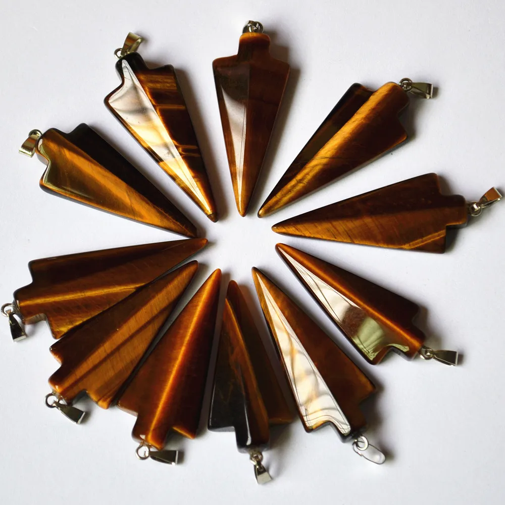 Wholesale Lots 2020 Unisex High Quality Fashion Natural Stone Arrow Pendants Charms Tiger Eye Necklace For Jewelry Making 12pcs
Wholesale Lots 2020 Unisex High Quality Fashion Natural Stone Arrow Pendants Charms Tiger Eye Necklace For Jewelry Making 12pcs
