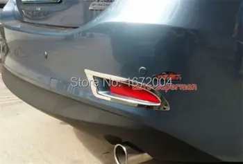 Stainless Steel rear Bumper Fog Light lamp cover trim Chrome FOR Mazda6 2014 2015
Stainless Steel rear Bumper Fog Light lamp cover trim Chrome FOR Mazda6 2014 2015