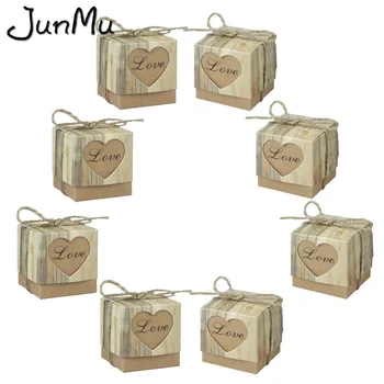 50pcs/lot Romantic Heart Candy Box for Wedding Decoration Vintage Kraft Wedding Box Favors and Gift Box with Burlap Twine Chic
50pcs/lot Romantic Heart Candy Box for Wedding Decoration Vintage Kraft Wedding Box Favors and Gift Box with Burlap Twine Chic