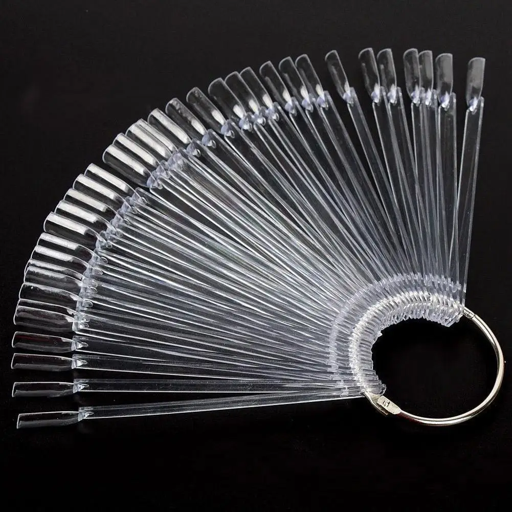 1Set Black/Natural/Transparent Fan Shaped False Nail Tips Practice Display Tools Polish UV Gel Fake Sticker Nail Art Tips
1Set Black/Natural/Transparent Fan Shaped False Nail Tips Practice Display Tools Polish UV Gel Fake Sticker Nail Art Tips