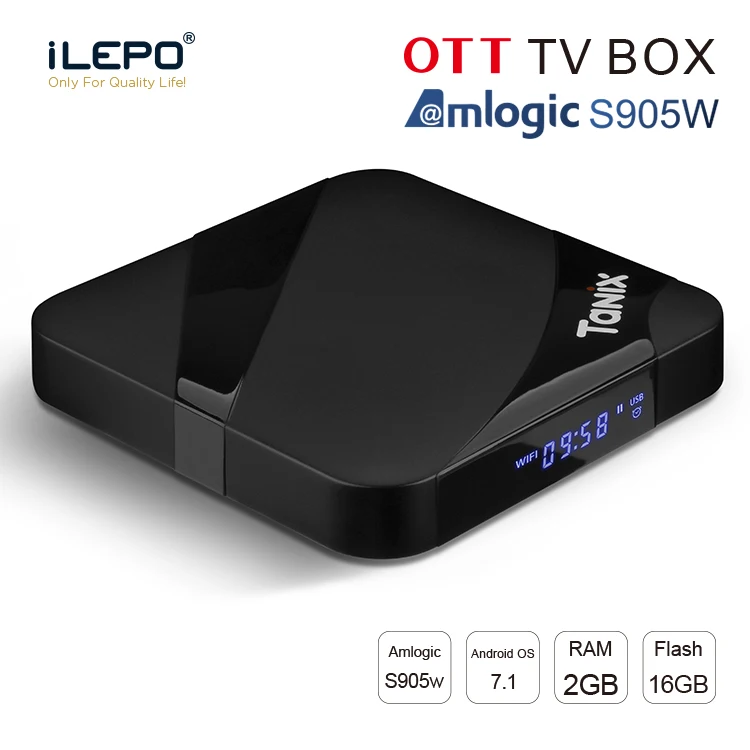 iLEPO TX3 MAX Android 7.1 Smart TV Box Amlogic S905W 2GB RAM 16GB ROM 2.4GHz WiFi 100M LAN Bluetooth 4.1 OTT Boxes
iLEPO TX3 MAX Android 7.1 Smart TV Box Amlogic S905W 2GB RAM 16GB ROM 2.4GHz WiFi 100M LAN Bluetooth 4.1 OTT Boxes