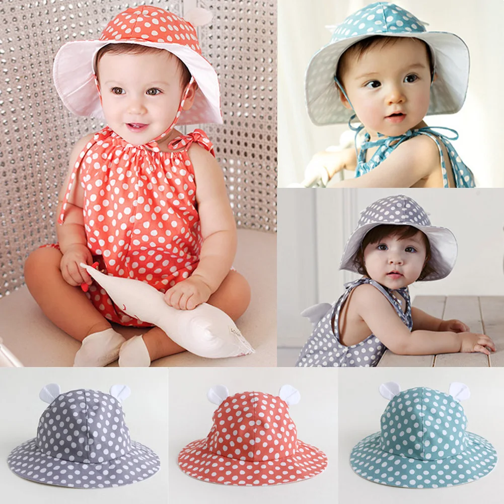 48-50cm(adjustable) Sweet Baby Sunhat Outdoor Polka Dots Beach Ear Hats Summer Girls Hat FCI#
48-50cm(adjustable) Sweet Baby Sunhat Outdoor Polka Dots Beach Ear Hats Summer Girls Hat FCI#