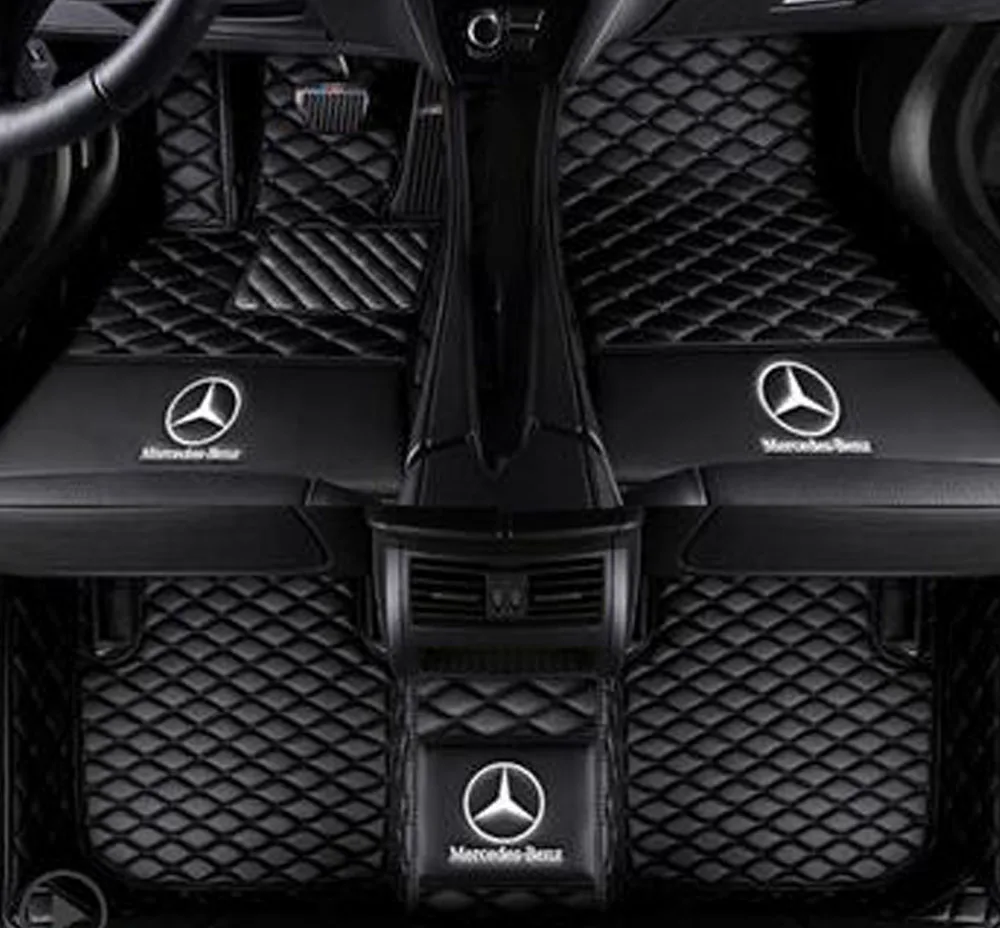 Напольные коврики для Mercedes-Benz C Class C180 C200 C230 C250 C280 C300 C350 C350E C400 C43AMG C450AMG C63AMG W205 W204 |
