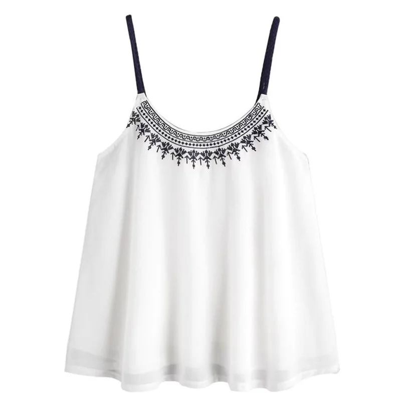 2017 Summer Women Blouse Sleeveless Spaghetti Strap Chiffon Shirts Blouses O-Neck Sexy Chiffon Tops Blouse suitale Size F&R020
2017 Summer Women Blouse Sleeveless Spaghetti Strap Chiffon Shirts Blouses O-Neck Sexy Chiffon Tops Blouse suitale Size F&R020
