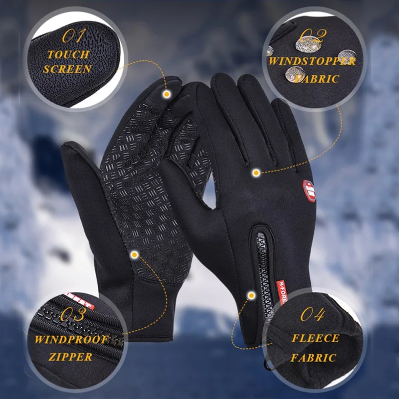 Fishing Gloves Waterproof Hiking Winter Bicycle Bike Cycling Gloves For Men Women Windstopper Simulated Leather Soft Warm Gloves
Fishing Gloves Waterproof Hiking Winter Bicycle Bike Cycling Gloves For Men Women Windstopper Simulated Leather Soft Warm Gloves